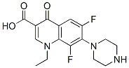 CAS#: 99726-76-8, 1-Ethyl-4-Oxo-6,8-Difluoro-7-Piperazino-1,4-Dihydroquinoline-3-Carboxylic Acid