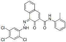 CAS#: 99752-20-2, (4Z)-N-(2-Methylphenyl)-3-Oxo-4-[(2,4,5-Trichlorophenyl)Hydrazinylidene]Naphthalene-2-Carboxamide