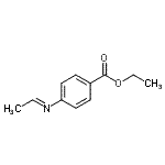 CAS#: 99854-86-1, Ethyl 4-[(E)-ethylideneamino]benzoate