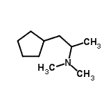 CAS#: 99863-05-5, 1-Cyclopentyl-N,N-dimethyl-2-propanamine