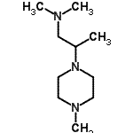 CAS#: 99868-83-4, N,N-Dimethyl-2-(4-methyl-1-piperazinyl)-1-propanamine