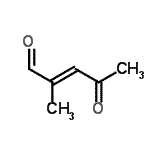 CAS 登录号：99948-49-9， (2E)-2-甲基-4-氧代-2-戊烯醛