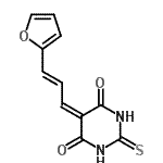 CAS#: 99974-02-4, 5-[(2E)-3-(2-Furyl)-2-propen-1-ylidene]-2-thioxodihydro-4,6(1H,5H)-pyrimidinedione