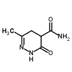 CAS#: 99979-61-0, 6-Methyl-3-oxo-2,3,4,5-tetrahydro-4-pyridazinecarboxamide