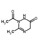 CAS#: 99980-23-1, 2-Acetyl-3-methyl-2,5-dihydro-1,2,4-triazin-6(1H)-one