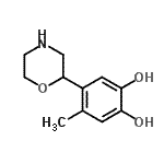 CAS#: 99986-57-9, 4-Methyl-5-(2-morpholinyl)-1,2-benzenediol