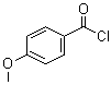 structure of CAS# 100-07-2, 4-Methoxybenzoyl chloride