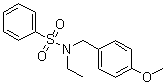 structure of CAS# 1000339-36-5, N-乙基-N-[(4-甲氧基苯基)甲基]苯磺酰胺