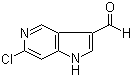 CAS # 1000341-64-9, 6-Chloro-1H-pyrrolo[3,2-c]pyridine-3-carboxaldehyde