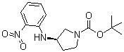 structure of CAS# 1000370-76-2, (3R)-3-[(2-硝基苯基)氨基]-1-吡咯烷羧酸叔丁酯
