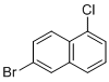 structure of CAS# 1000391-24-1, 6-溴-1-氯萘