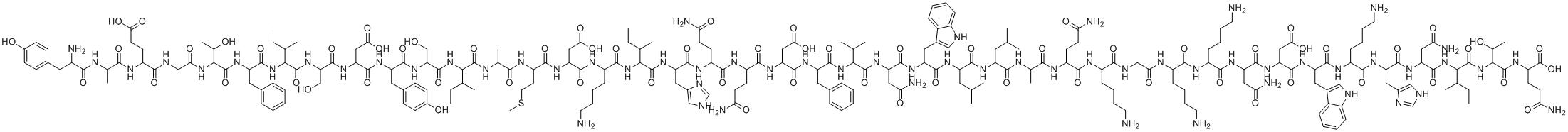 structure of CAS# 100040-31-1, Gastric inhibitory polypeptide (human)