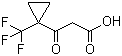 CAS # 1000525-62-1, beta-Oxo-1-(trifluoromethyl)cyclopropanepropanoic acid