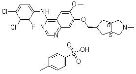 structure of CAS# 1000599-06-3, XL 647 p-toluenesulfonate
