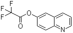 structure of CAS# 1000775-18-7, 2,2,2-三氟乙酸 6-喹啉基酯