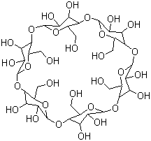 structure of CAS# 10016-20-3, alpha-环糊精