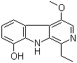 CAS # 100234-62-6, Picrasidine J, 1-ethyl-4-methoxy-9H-pyrido[3,4-b]indol-8-ol