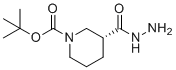 structure of CAS# 1002359-83-2, (R)-1-Boc-piperidine-3-carboxylic acid hydrazide