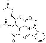 CAS # 10028-45-2, 3,4,6-Tri-O-acetyl-2-deoxy-2-phthalimido-beta-D-glucopyranosyl bromide, 2-Deoxy-2-phthalimido-3,4,6-tri-O-acetyl-beta-D-glucopyranosyl bromide
