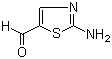 structure of CAS# 1003-61-8, 2-Amino-5-formylthiazole