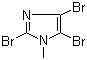 structure of CAS# 1003-91-4, 2,4,5-Tribromo-1-methylimidazole