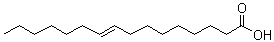 structure of CAS# 10030-73-6, trans-9-Hexadecenoic acid