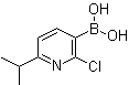 structure of CAS# 1003043-37-5, 2-氯-6-异丙基吡啶-3-硼酸