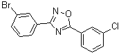 CAS 登录号：1003221-15-5, 3-(3-溴苯基)-5-(3-氯苯基)-1,2,4-恶二唑