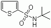 structure of CAS# 100342-30-1, N-tert-Butyl-2-thiophenesulfonamide