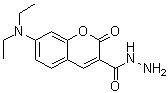 structure of CAS# 100343-98-4, 7-二乙基氨基香豆素-3-甲酰肼