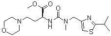 CAS 登录号：1004316-91-9, (alphaS)-alpha-[[[甲基[[2-(1-甲基乙基)-4-噻唑基]甲基]氨基]甲酰基]氨基]-4-吗啉丁酸甲酯