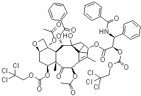 CAS # 100449-86-3, 2',7-Bis[(2,2,2-trichloroethoxy)carbonyl]taxol