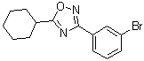 CAS 登录号：1004672-11-0, 3-(3-溴苯基)-5-环己基-1,2,4-恶二唑