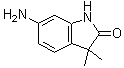 structure of CAS# 100510-65-4, 6-Amino-1,2-dihydro-3,3-dimethyl-2-oxo-3H-indole