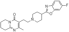 CAS # 1005191-81-0, 3-[2-[4-(6-Fluoro-2-benzoxazolyl)-1-piperidinyl]ethyl]-6,7,8,9-tetrahydro-2-methyl-4H-pyrido[1,2-a]pyrimidin-4-one