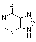 CAS # 1006-12-8, 3,9-Dihydro-3-methyl-6H-purine-6-thione, 3-Methyl-6-thioxopurine, 3-Methylhypothioxanthine, NSC 62621