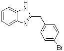 structure of CAS# 100622-41-1, 2-[(4-溴苯基)甲基]-1H-苯并咪唑