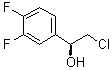 structure of CAS# 1006376-60-8, (alphaS)-alpha-(氯甲基)-3,4-二氟苯甲醇