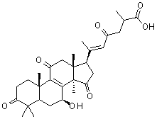 CAS 登录号：100665-43-8, 灵芝烯酸 D