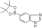 CAS # 1007206-54-3, 1H-Benzimidazole-5-boronic acid pinacol ester, 5-(4,4,5,5-Tetramethyl-[1,3,2]dioxaborolan-2-yl)-1H-benzimidazole, 6-(4,4,5,5-Tetramethyl-1,3,2-dioxaborolan-2-yl)-1-benzo[d]imidazole