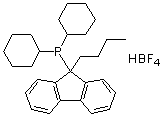 CAS # 1007311-98-9, (9-Butyl-9H-fluoren-9-yl)dicyclohexylphosphine tetrafluoroborate
