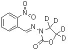 structure of CAS# 1007478-57-0, 3-[(E)-(2-硝基苄基亚基)氨基]四氘代-1,3-恶唑烷-2-酮