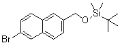 (6-Bromonaphthalen-2-ylmethoxy)(tert-butyl)dimethylsilane molecular structure (CAS 100751-62-0)