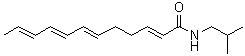 CAS # 10076-00-3, beta-Sanshool, (2E,6E,8E,10E)-N-(2-Methylpropyl)-2,6,8,10-dodecatetraenamide