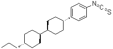 CAS 登录号：100822-04-6, 1-异硫氰酸基-4-[(反式,反式)-4'-丙基[1,1'-联环己基]-4-基]苯