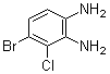 structure of CAS# 1008361-80-5, 4-溴-3-氯-1,2-苯二胺