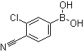 structure of CAS# 1008415-02-8, 3-氯-4-氰基苯硼酸