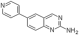 CAS 登录号：1008505-37-0, 6-(4-吡啶基)-2-喹唑啉胺