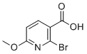 structure of CAS# 1009735-25-4, 2-溴-6-甲氧基烟酸