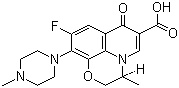 structure of CAS# 100986-85-4, 左氧氟沙星